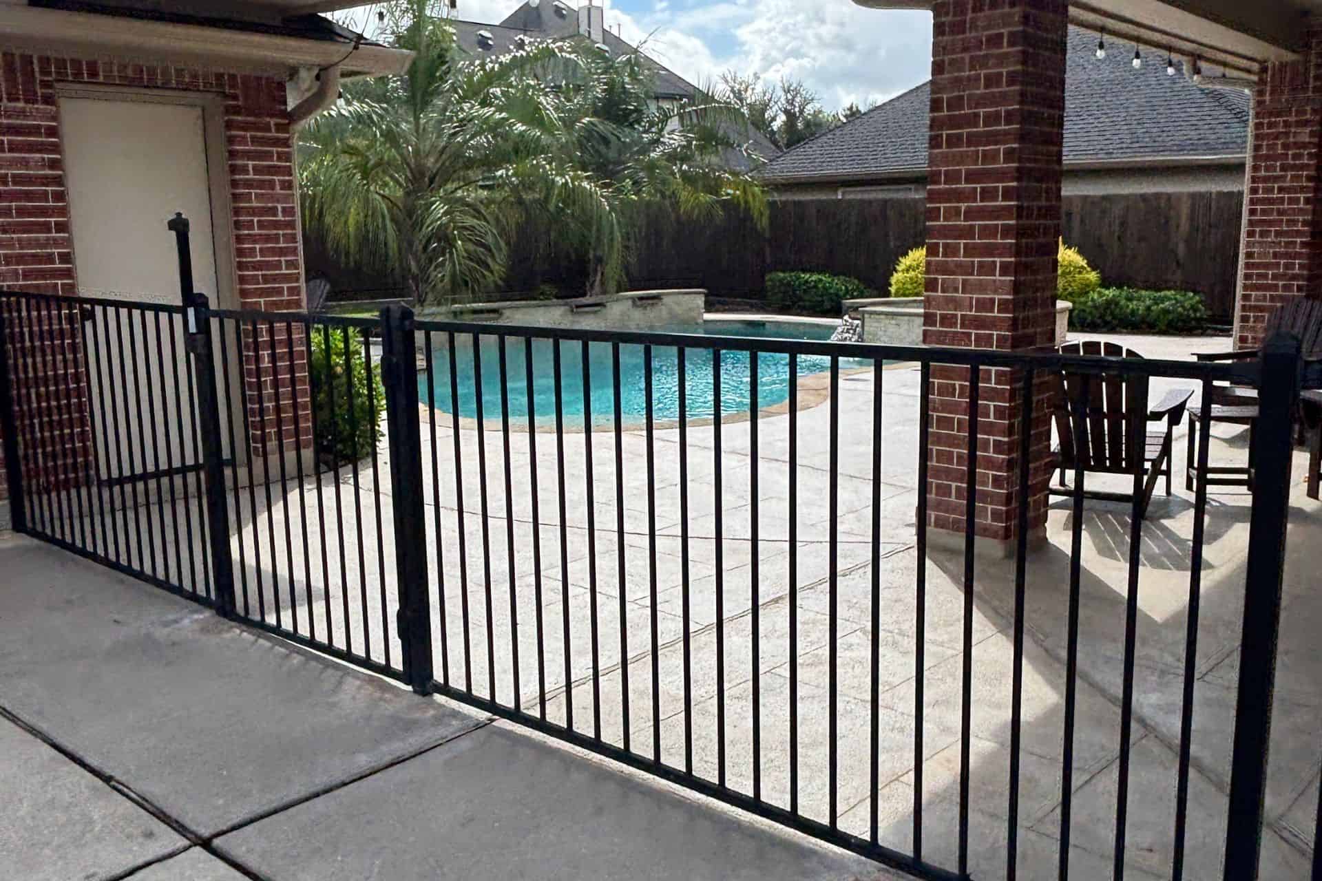 Steel Fence vs Wood Fence Austin TX side by side comparison showing durability and curb appeal differences